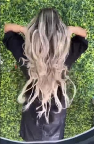 Mega hair loiro claro