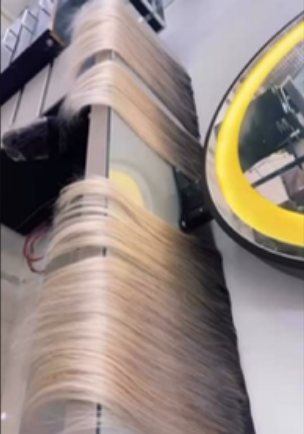 Mega hair loiro perolado