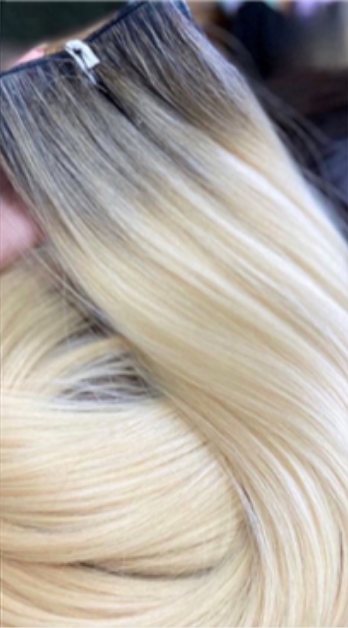 Mega hair natural, técnica Invisible Plus
