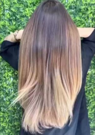 Mega hair morena iluminada