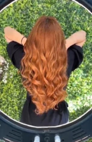 Mega hair ruivo